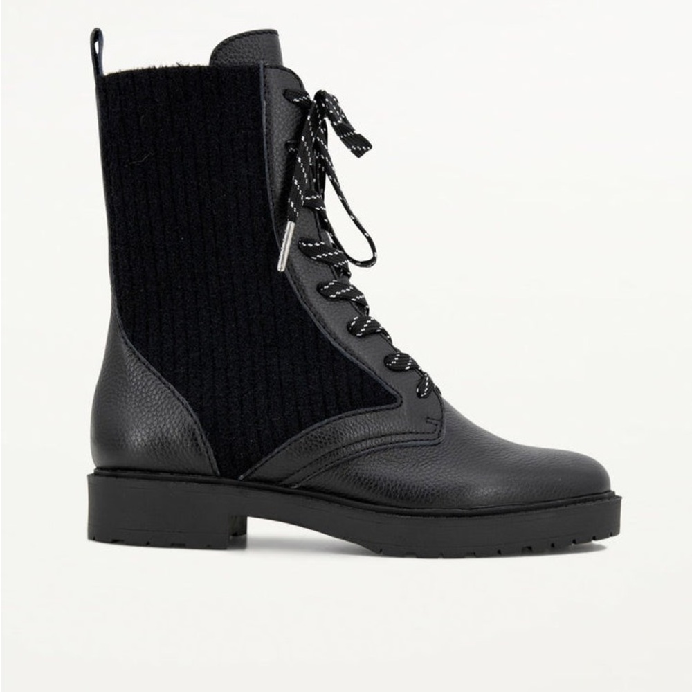 Splendid Saylor Leather Combat Boot NWOB Size 7.5